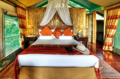 Luxury room at Shinde Island Camp