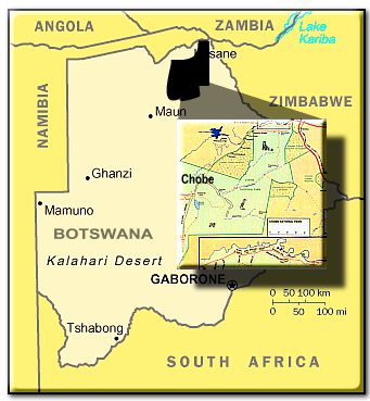 Chobe map