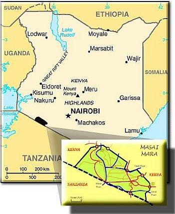 masai mara map