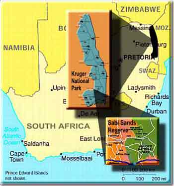 Sabi Sands Map