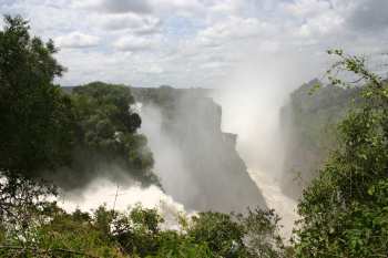 Vic falls in April