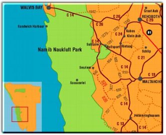 Namib map