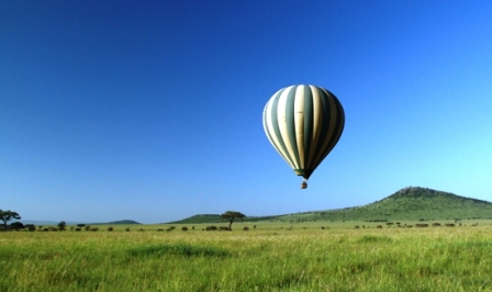 Balloon flight Serengeti