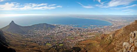 Cape Town view - by Laura K