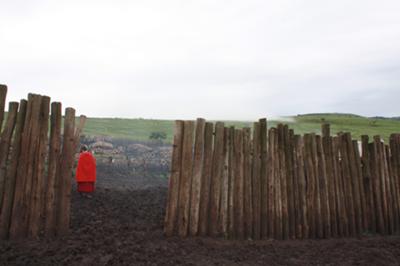 Entry to the Masai village