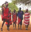 Masai tribe visit - It was very brief but one that I shall always remember. The Masai showed us their traditional dance with chanting and jumping. They showed us around their village and explained a bit about their way of life.