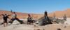 Our group hanging out at Dead Vlei near Sossusvlei Namibia