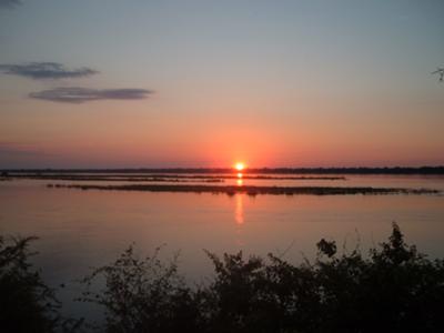 Sunrise on the Zambezi River