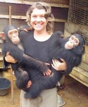 Ally and chimp boys