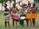 Zulu maidens at wedding